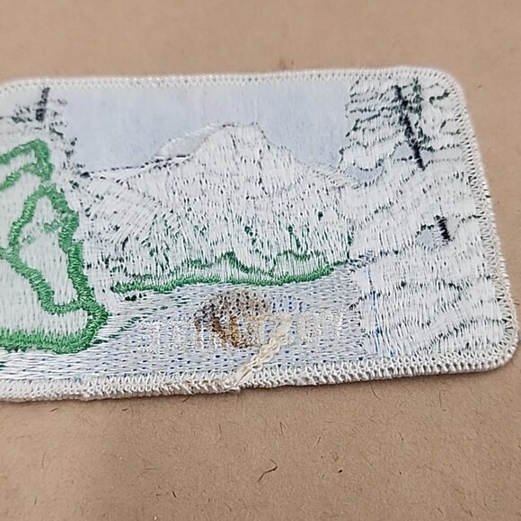 YOSEMITE National Park Vintage Patch CALIFORNIA Travel Souvenir HALF DOME 80s - Picture 4 of 4